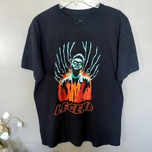 The Weekend Legend Licensed T-Shirt Size Medium Black Cotton Concert Starboy XO